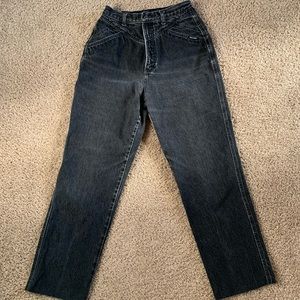 Black rockies vintage high waisted mom jeans